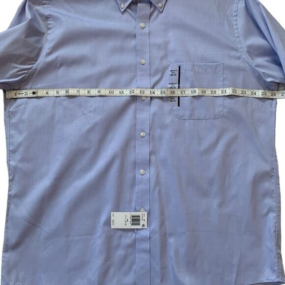 Van Heusen Pinpoint Regular Fit Oxford shirt Size 17 1/2, 34/35 - Picture 7 of 7